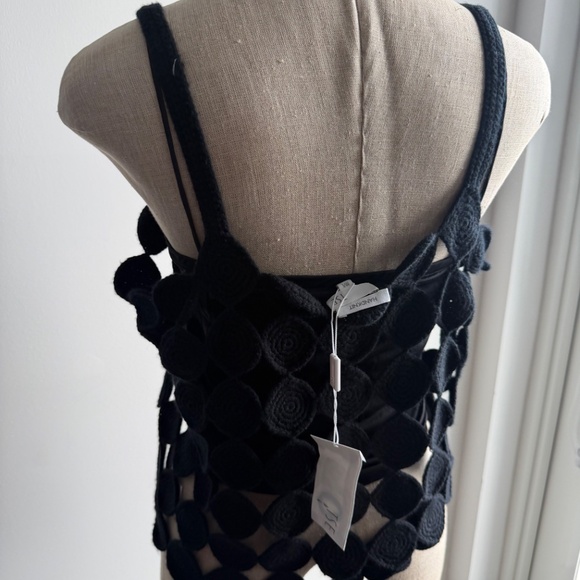 TSE Circular Handknit Top in Black Size M/L - Picture 5 of 7